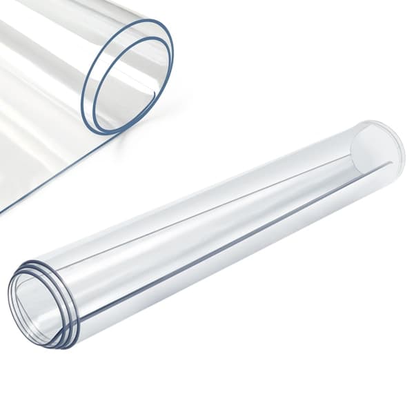 [KK] 2.0 mm Transparent Desk Mat, 40x60 cm Transparent Table Protector, Rectangular Vinyl Table Mat, PVC Plastic Tablecloth