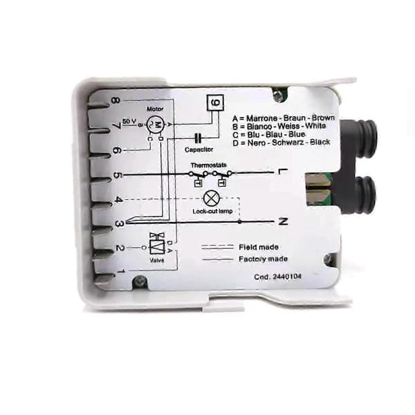 Kontroller for Riello 40G oljebrenner reservedel P2025011064