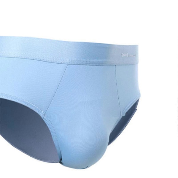 Pakkauksia Miesten Saumattomat Alushousut Jääsilkki Seksikkäät Läpinäkyvät Alushousut Shortsit Erittäin Ohuet Mini Bikinialushousut 7 Packs L