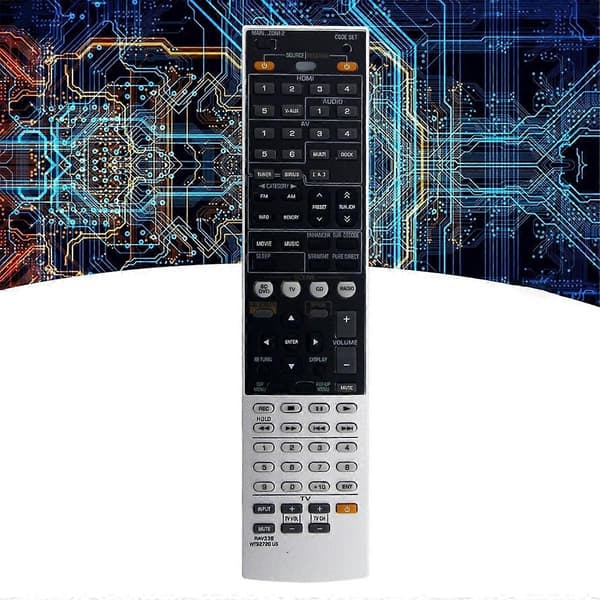 RAV336 WT92720US erstatningsfjernkontroll for AV-mottaker RX-A700 RX-V667 RX-A700BL -6063 underfjernkontroll RAV337 R BlackSilver