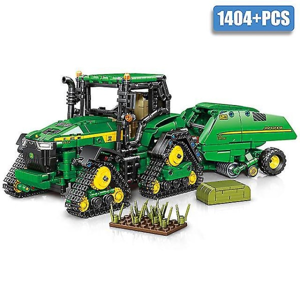 Teknik John Deere traktor | John Deere set - 1404 st Byggnad -