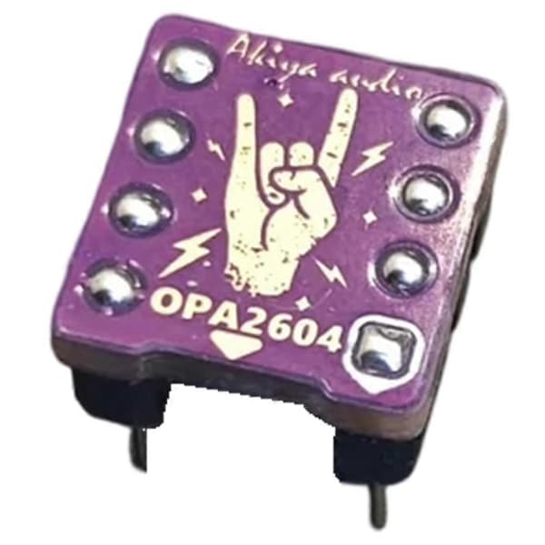 OPA2604 Klassisk Dubbel Operationsförstärkare Optimerad Uppgraderad Version 1ST Purple