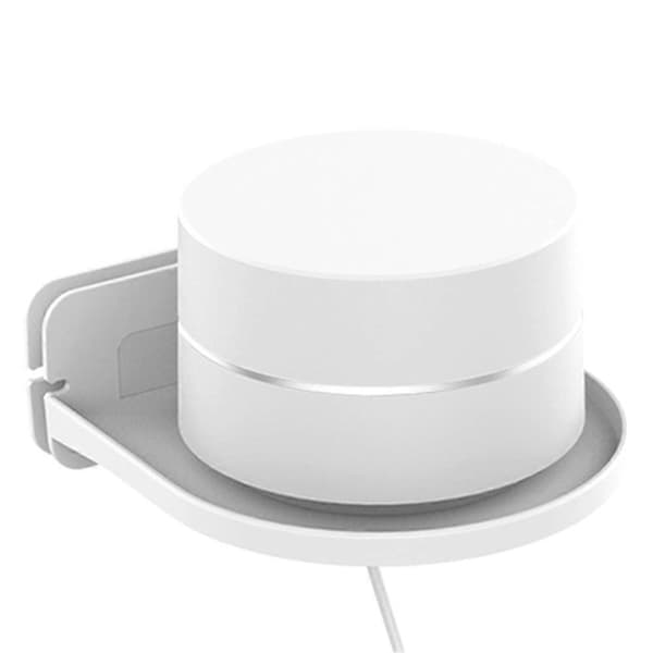 Vægbeslagsholderstativ til Tenda Nova Linksys Velop TP-Link D-Link til Google Nest Wifi Router White