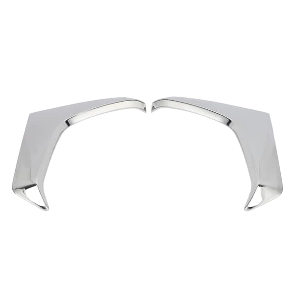 [KK] 2 PCS Rear Window Side Spoiler ABS Chrome Beveled Cover Replacement for Subaru Forester SK 2018-2020