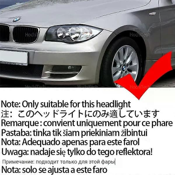Højkvalitets Forlygte Bomuld Multi-farve RGB LED Angel Eyes Ringe til BMW 1 Serie E81 E82 E87 E88 Halogen Forlygte Tilbehør