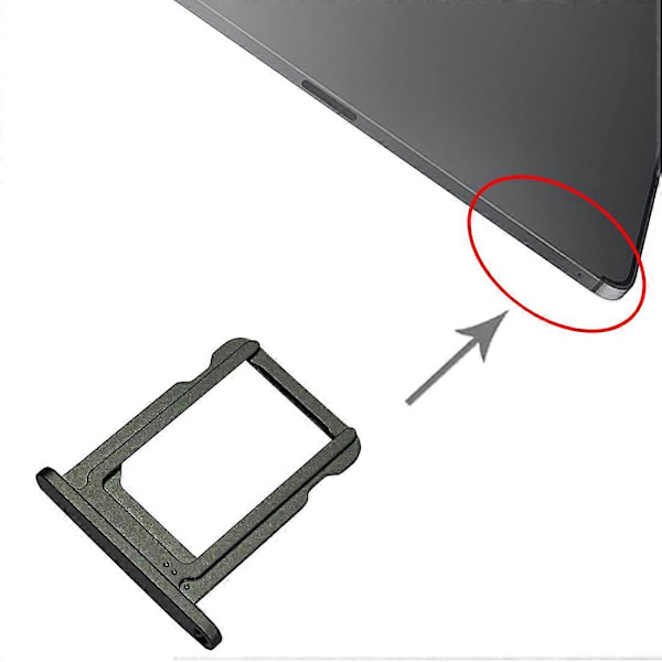 SIM-kortbrett for iPad Pro 12.9 tommer 2021 A2379 A2461 A2462 Grey