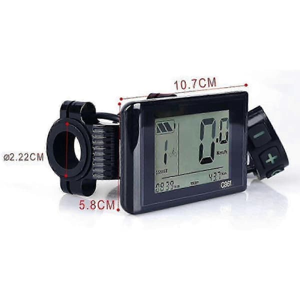 2025 LCD-display C961 til Bafang BBS centermotor - Høj kvalitet