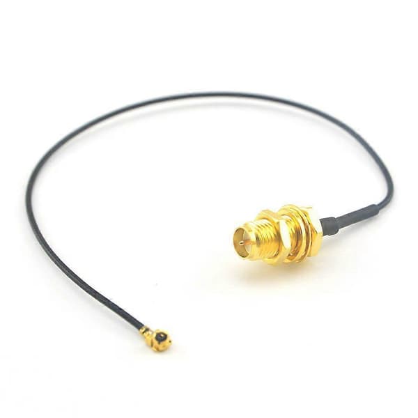 U.FL Mini PCI till RP-SMA Pigtail Antenn WiFi-kabel, 2-pack