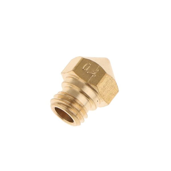 5 stk. messing ekstruderdyse printhoved til MK10 1,75 mm 3D-printer 0,4 mm