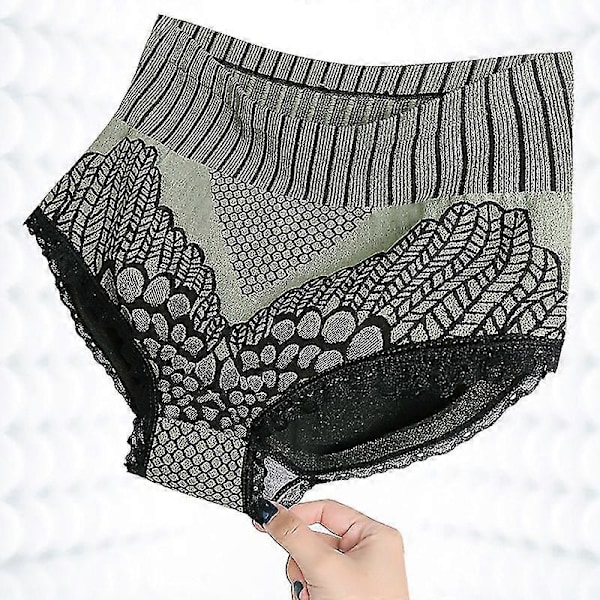 7 stk. dameundertruser sømløse truser høy midje shaping dameundertruser 7PC M