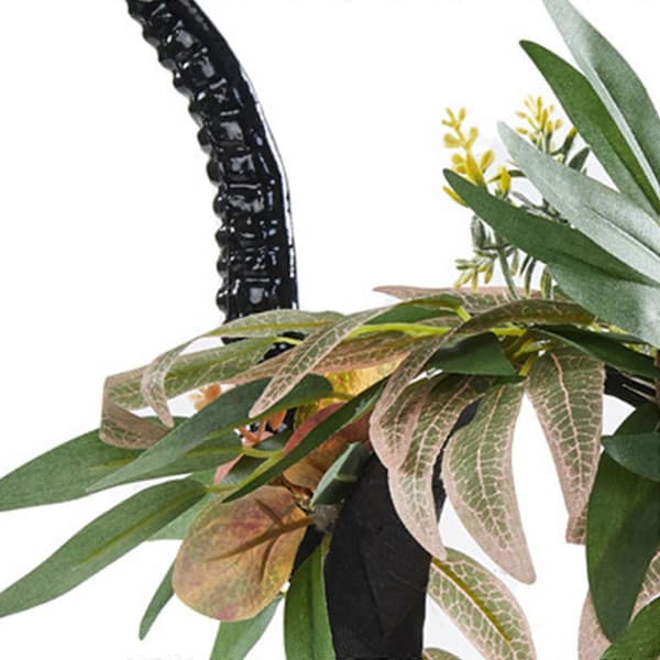 Halloween Demon Horn Antilope Hodebånd Goth Blad Hodebånd Djevelhorn Hodebånd De Dødes Dag Hodebånd Goth Hodeplagg Grønn Green