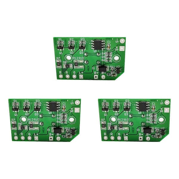 Solcellelampe printkort 3.7V switch solcelle græsplænelampe controller