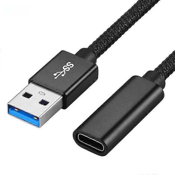 USB 3.0 Hann til USB-C / Type-C Hunn Skjøtekabel Not Specified