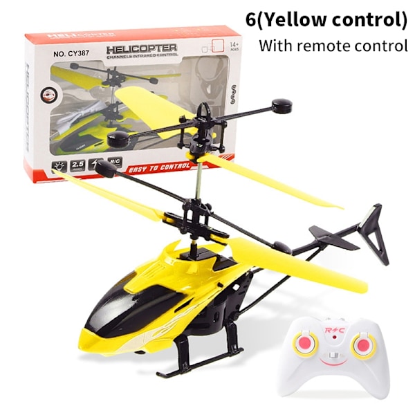 Hengende RC Helikopter Slipp-resistent Induksjonshengende Ai - Perf 6(Yellow control)