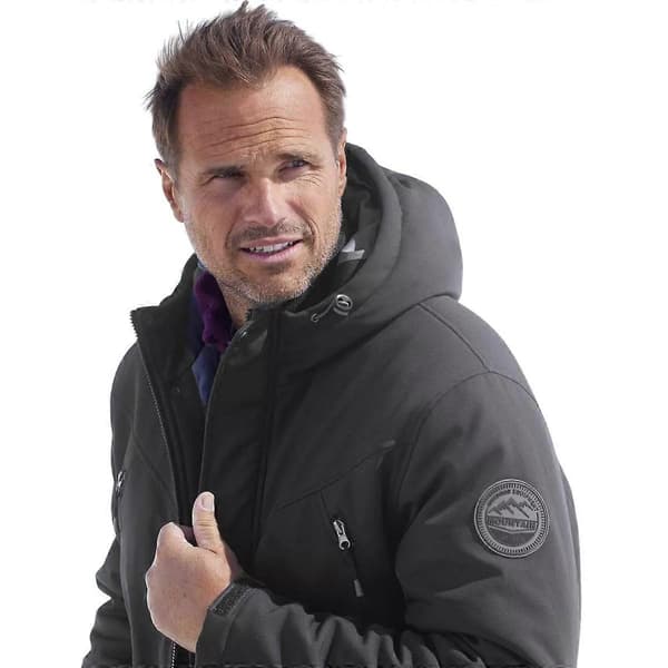 Miesten Softshell-huppuparka Black 3XL