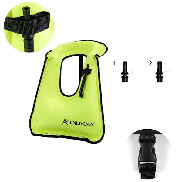 Redningsvest Snorkelvest SVART black