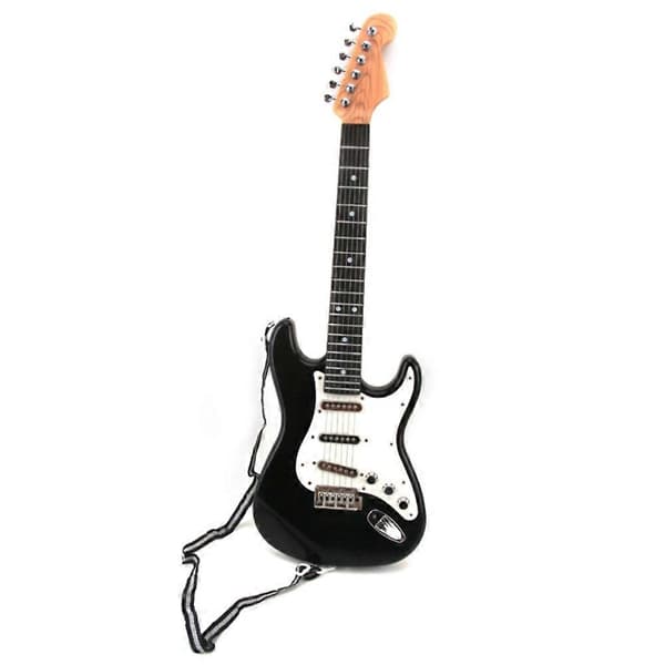6 strängar musik elgitarr barn musikinstrument pedagogiska leksaker för barn Black