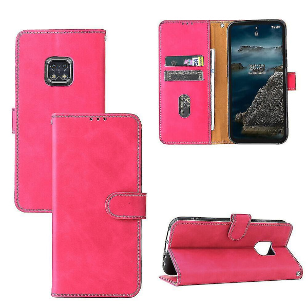 Kompatibel med Nokia Xr20 case, cover Kickstand Funktion Case för Nokia Xr20 cover Pink