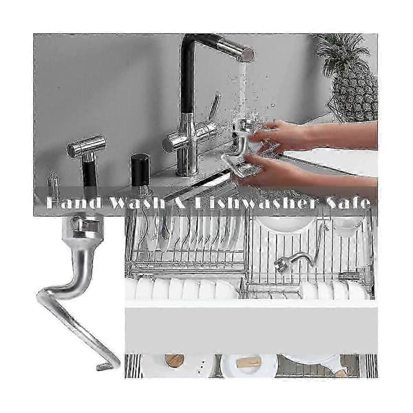 Kitchenaid 4,5 - 5 Quart Tilt-Head Stand Mixer Erstatning Spiral Deigkrok silver
