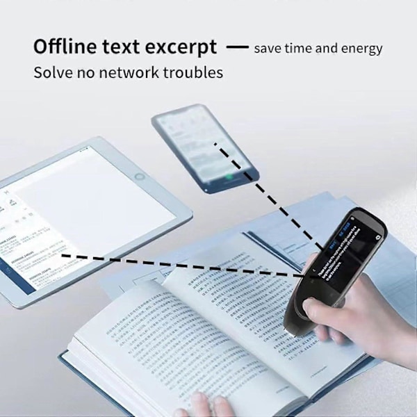Scan Sense Penna, ScanSense AI Smart Penna Gemstone Blue