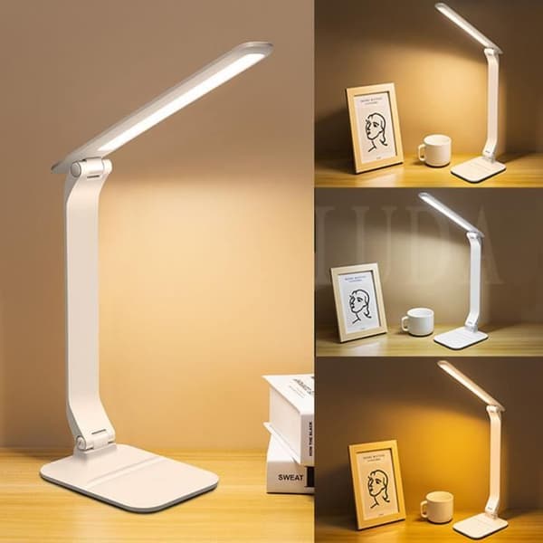 YANSION 5W LED skrivebordslampe - 3 lysmoduser - Justerbar lysstyrke