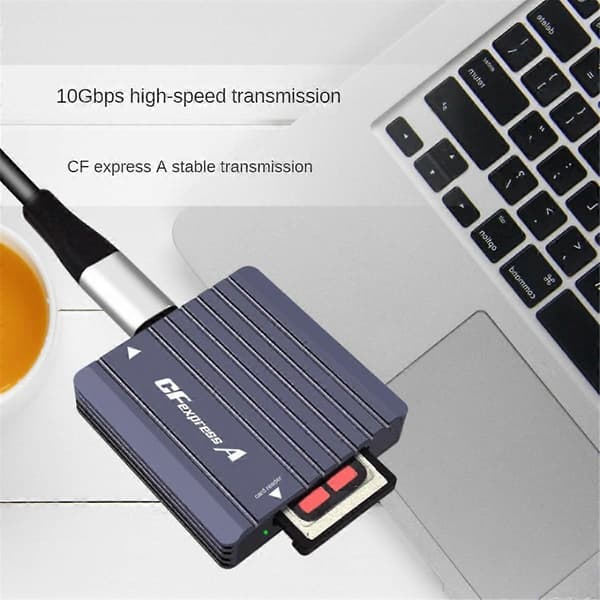 CFexpress Typ A Kortläsare CFexpress Läsaradapter CFexpress Kortläsare USB3.2 10Gbps USB C CFexpress Kortläsare Space Gray