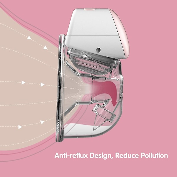 Bebebao P1 Bärbar Bröstpump Hands Free Elektrisk Enkel Portabel Bärbar Bröstkopp 240ml B Pink 1 Set - 24mm