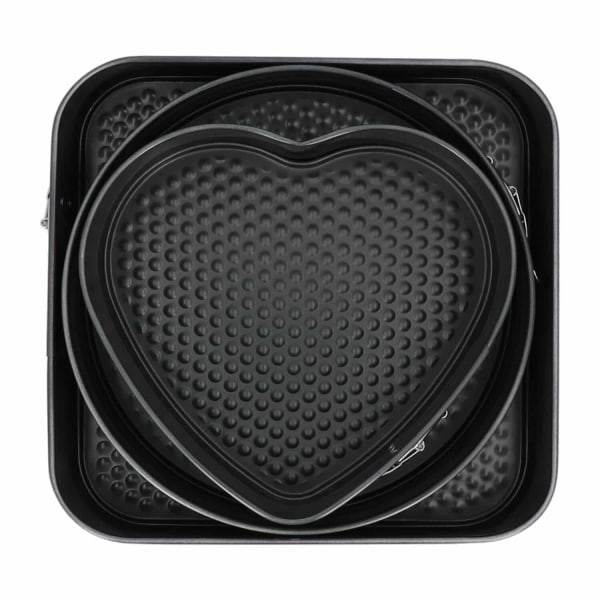 [KK] Baking pans in different shapes - 3 springform pans black