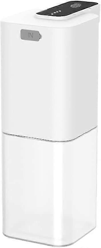 400ML Automatisk sæbedispenser kompatibel med badeværelse, tryk uden elektrisk opvaskemiddeldispenser