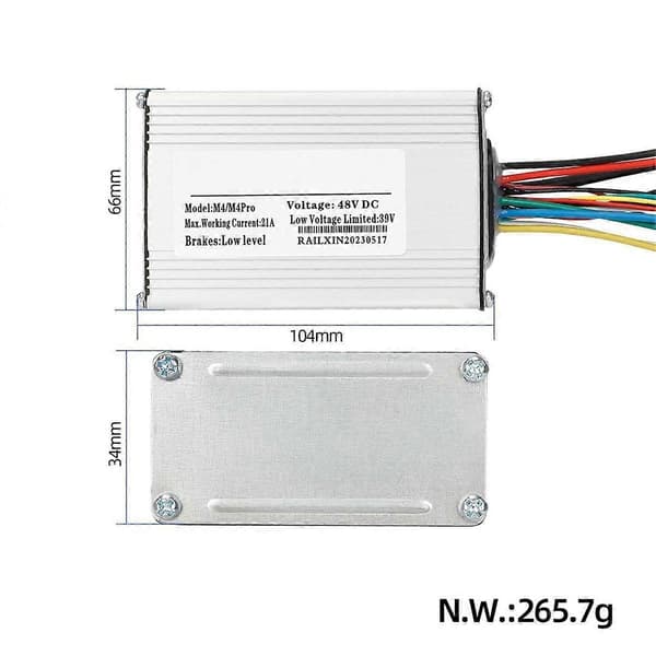 Til Kukirin /M4Pro Scooter Controller 48VDC Motherboard Motor Controller Reservedele As Shown