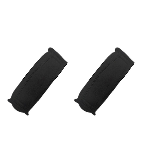 QingHai 2 st Handvikter med Rem Återanvändbara Fysioterapi Löpning Jogging Träning Sandpåse Hantel Handvikter Set Black One Size