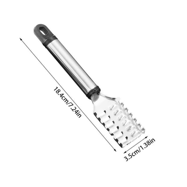 Fiskeskæller - Skraber - Rustfrit stål - Ergonomisk design - Opbevaringskrog