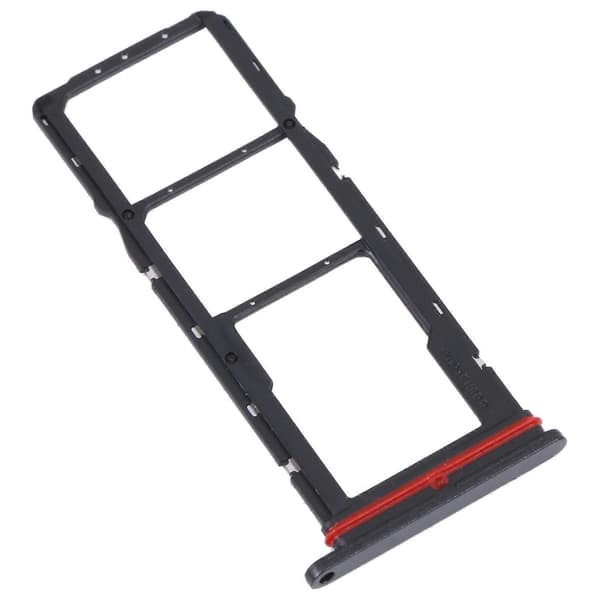 För Motorola Moto G22 SIM-kortfack + Micro SD-kortfack Black