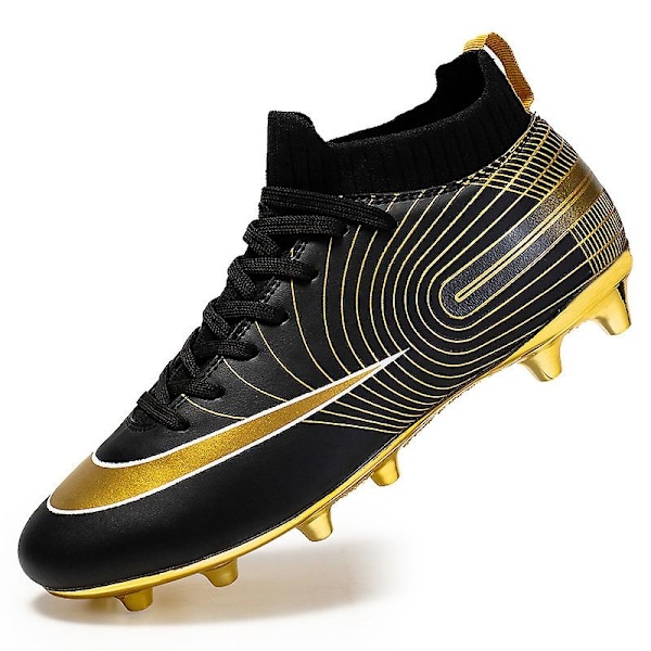 Mænds Fodboldstøvler Lange Knopper Børns Græs Træning Lange Pigge Fodboldstøvler #jlxc32751 - Perfet 44 44 Black Spike