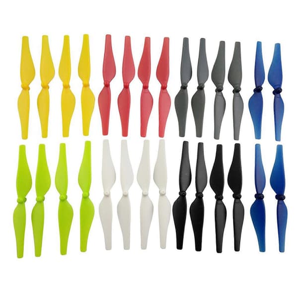 28PCS/7 färger Set CCW Quick Release Drönarpropellrar för Tello Mini Drönarpropeller Reservdelar as shown