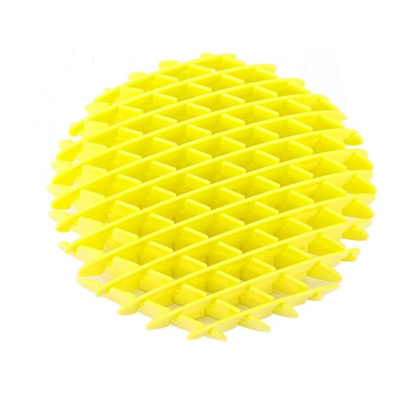 Worm Big Fidget Legetøj 3D Printet Elastisk Mesh GUL yellow