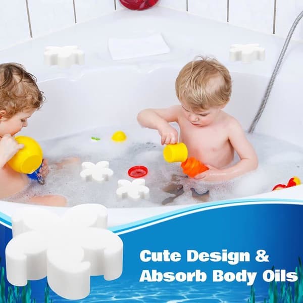 40 olieabsorberende poolsvampe – søstjerneform – absorberer olie og skum – spa-tilbehør