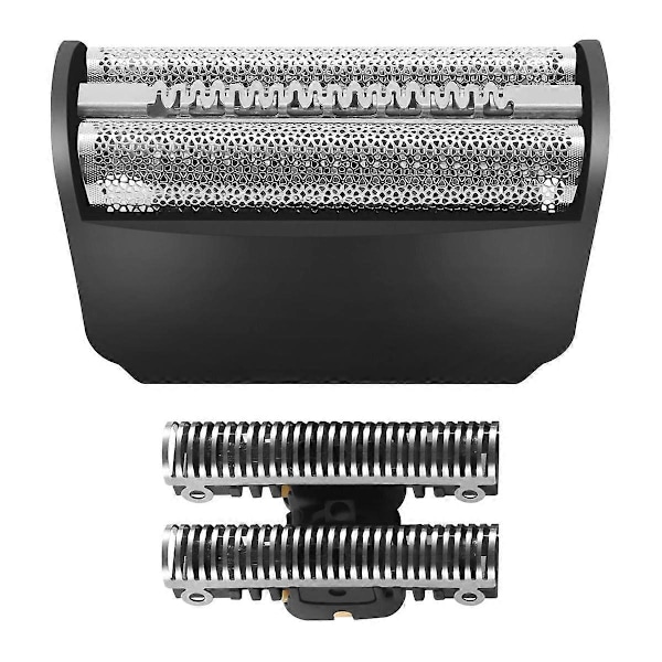 Rakapparat 30B Ersättningsfolie + Blad Kompatibel med Braun 3-serien SmartControl 5494 4835 197S 195S 4845 as shown