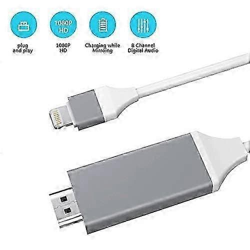 2025 Model Lightning til HDMI-konverter med 2K-understøttelse og digitale AV-funktioner