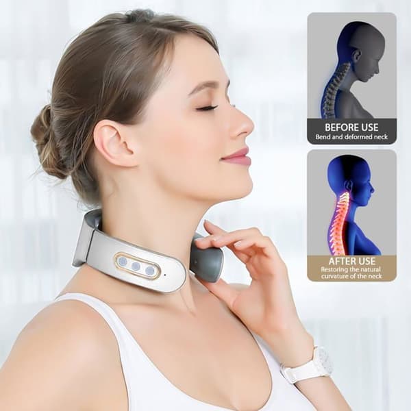 Halsmassager - LARGEIGHT - Smart model - 6 tilstande - 9 niveauer - Flere farver