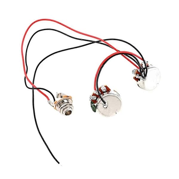 Precision Elbas Kabelhärva Kit, 1 Volym 1 Tonkontroll, Förkopplade Basgitarrdelar