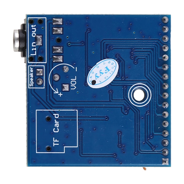 DC 5V MP3-lydspillermodul SD/TF stemmeoverføring utløser spiller + 2 porter