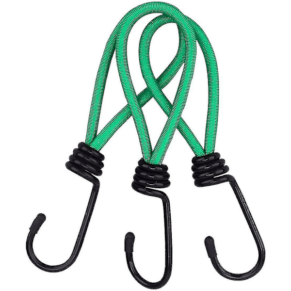 12 stk kroker spenningsregulator, presennspenner krok bungee spenningsregulator camping med krok, elastisk bånd