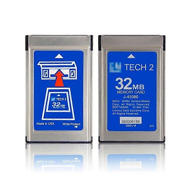 För Saab 1999-2012 GM Tech T2 32MB Dedikerat Datakort, Engelsk Version