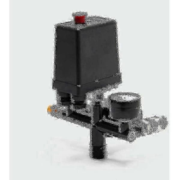 Trykregulator med trykafbryder til kompressor Trykafbryder med 2 displays hwy Edition 0621