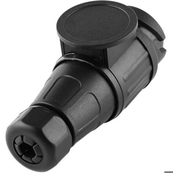 13-polet trailerstik - ZOR - 13 ben - Sort plast - 12V spænding - Sikker forbindelse