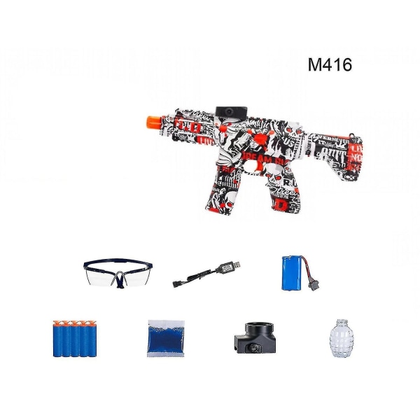 Elektrisk Gel Blaster Gun Toy, Gel Blaster Gun, Gel Ball Toy med 5000 vattenboll