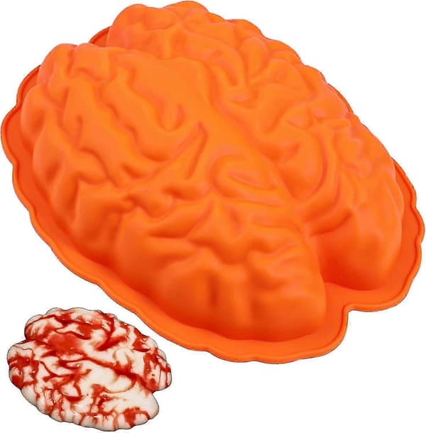 Hjerne Jello Form Silikone Hjerne Latinske Kageforme 9 Tommer Brækbar Hjerne Chokoladeform Til Ba