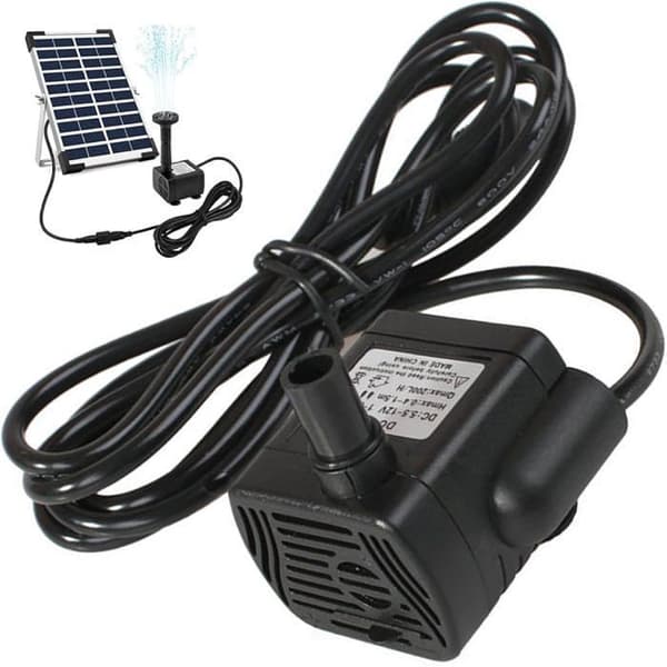 Solfontänpumpar, solvattenpumpar, DC 5.5V-12V 3W. Solpaneler ingår ej. 300L/h vattentät vattenpump.