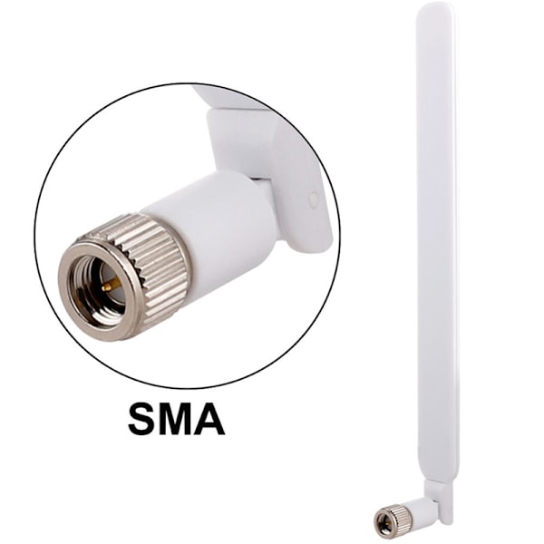 2 st/lot 4G-antenn 10dBi SMA-hane 700-2700MHz för 4G LTE-väg White